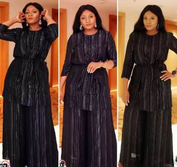 Actress Omotola Jalade-Ekeinde Shows Off Stylish Outfit In New Photo Collage